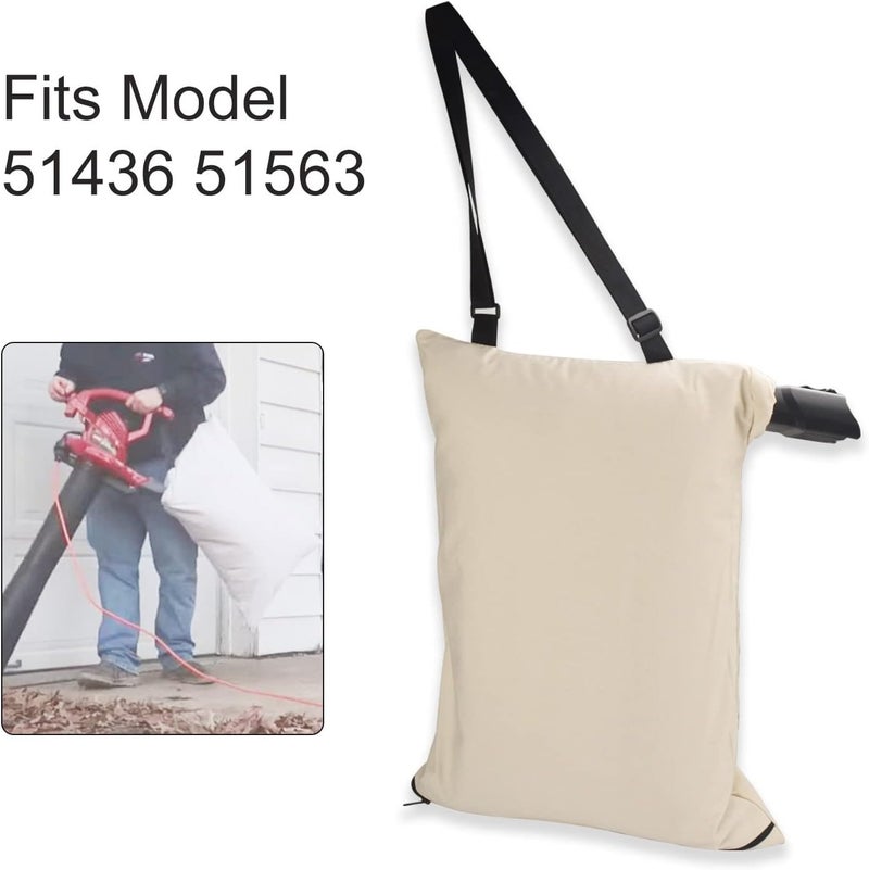 Haiouus 127-7040 Leaf Blower Vac Bag Compatible with Toro Leaf Blower 137-2336 108-8994, 127-7040 Blower Debris Vacuum Bag Fits Model 51436 51563 51581 51594 51599 51609 51619 51621 - Image 5